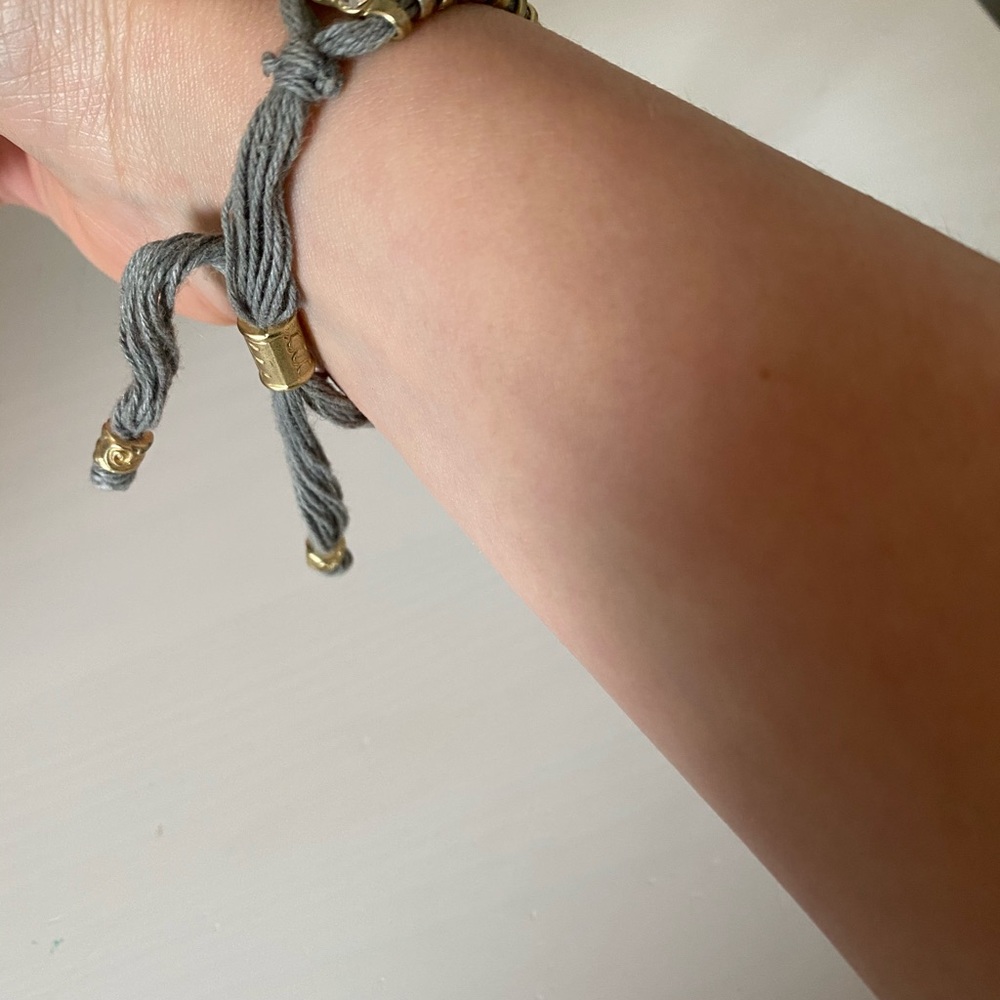 Crystal and Thread Adjustable Bracelet - Picture 3 of 3